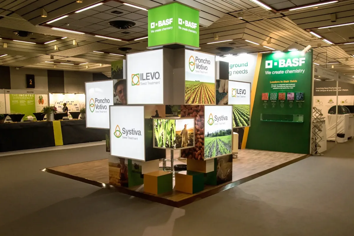 Stand built by Solution 4 Event
